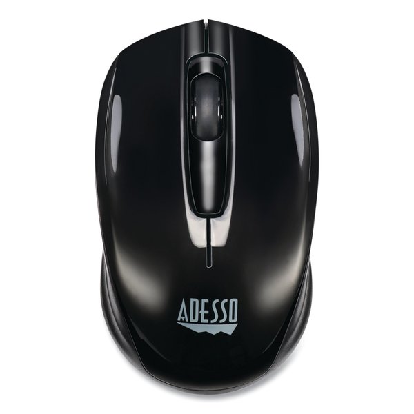 Adesso iMouse S50 Wireless Mini Mouse, 2.4 GHz Frequency/33 ft Wireless Range, Left/Right Hand Use, Black IMOUSES50